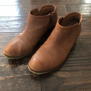 Lucky Brand brown booties Size 8